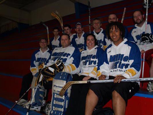Ball hockey team picture