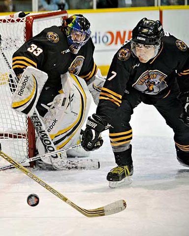 Dawson City Nuggets player in defensive action